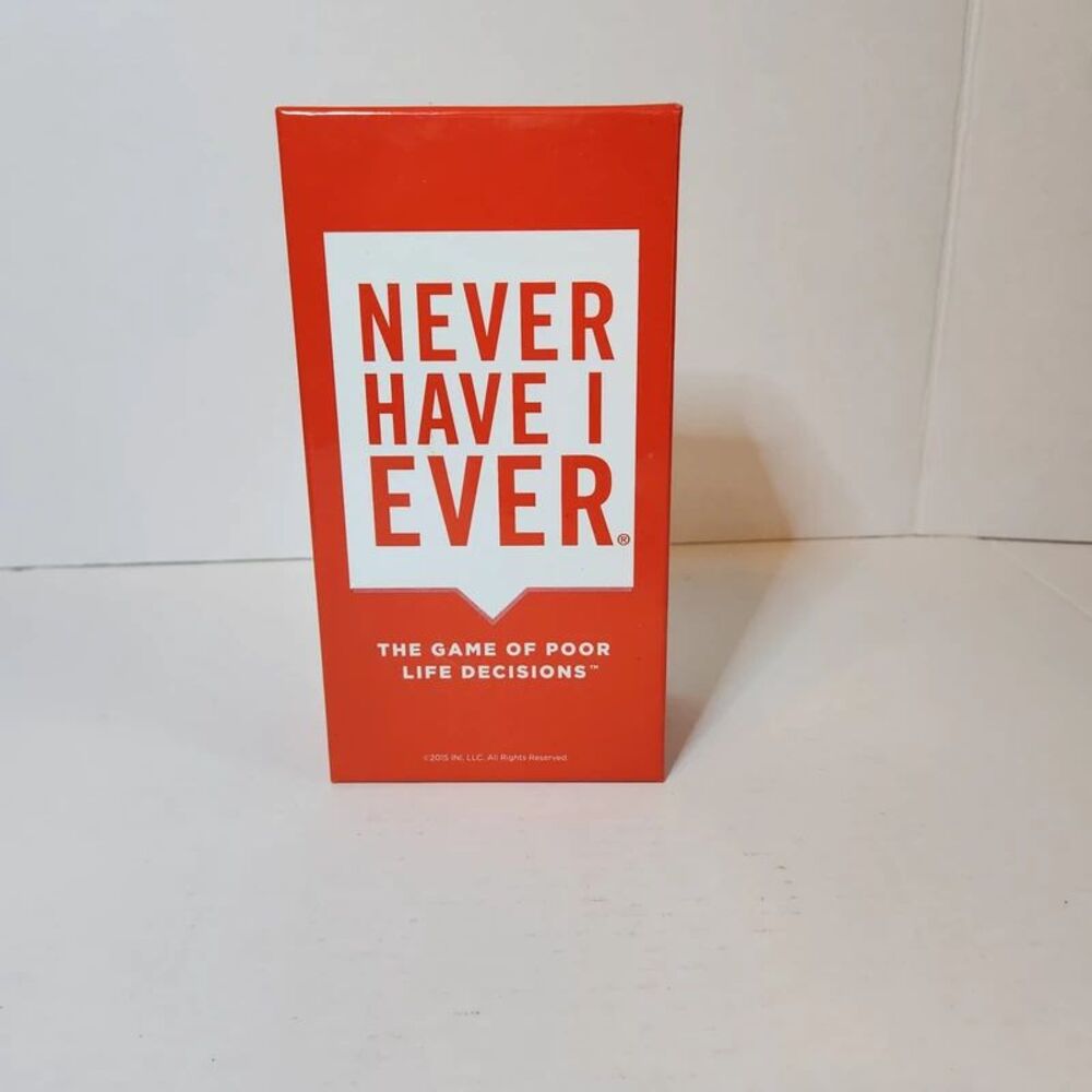 Never Have I Ever The Game of Poor Life Decisions Adult Party Card Game